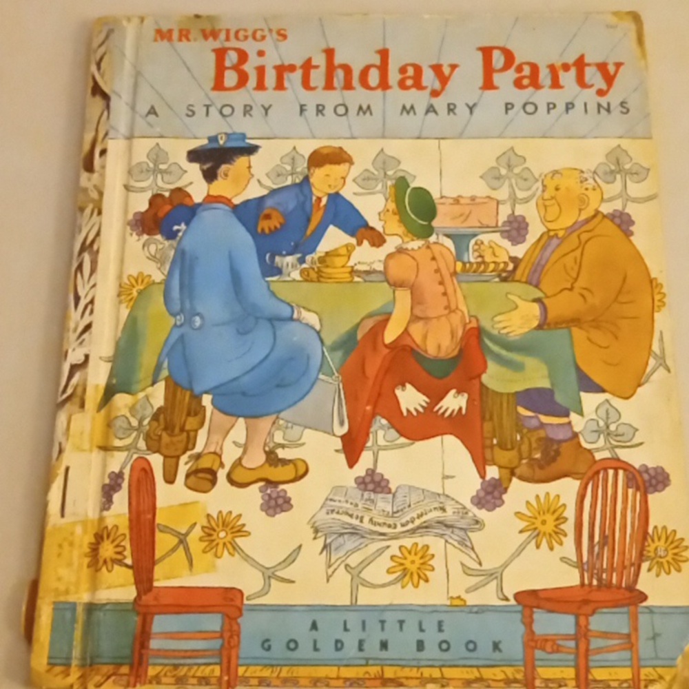 1952 Little Golden Book "Mr. Wigg's Birthday Party " by P. L. Travers